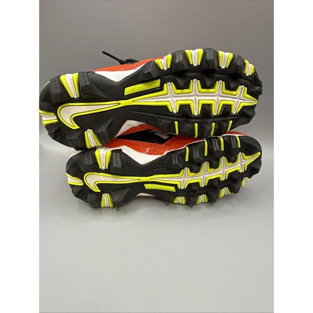 Nike Vapor Shark 2 Kids Football Cleats Orange Black 643161-011 Size 11C